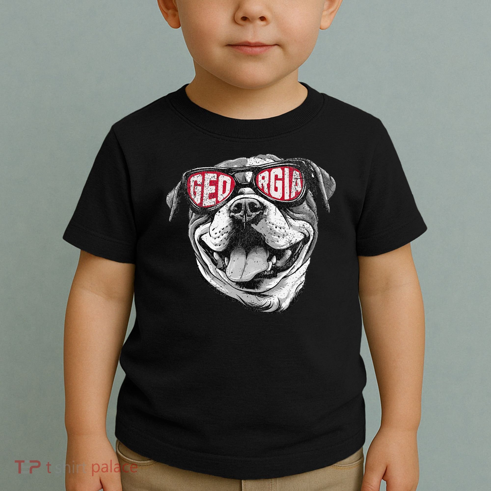 Ga Georgia Dog Sport Lovers Toddler T-Shirt
