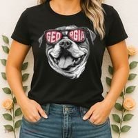 Ga Georgia Dog Sport Lovers Women's T-Shirt thumb 2