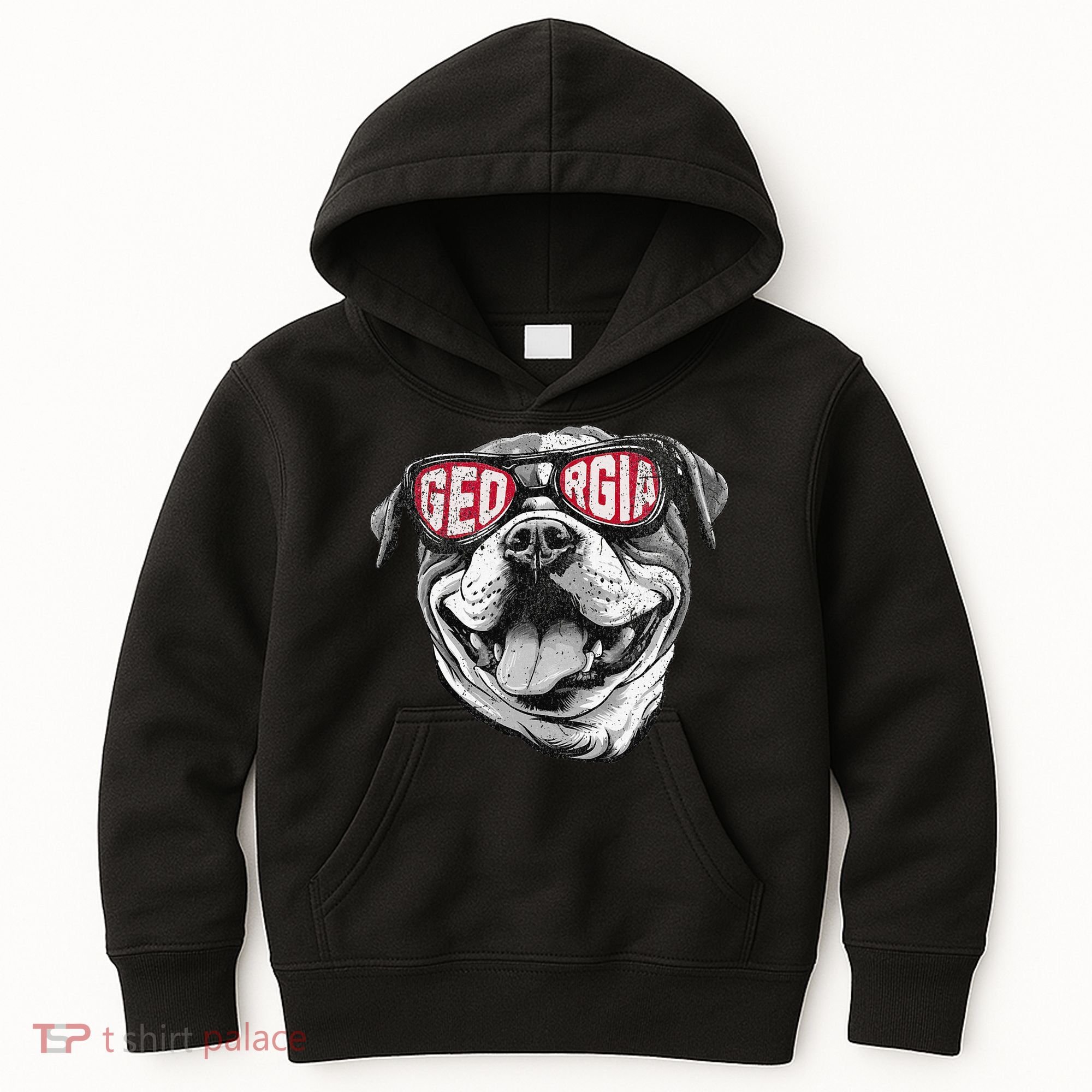 Ga Georgia Dog Sport Lovers Kids Hoodie