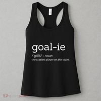 Goalie Goalkeeper Definition Soccer Hockey Player Women's Tank Top thumb 3