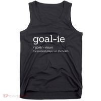 Goalie Goalkeeper Definition Soccer Hockey Player Tank Top thumb 0