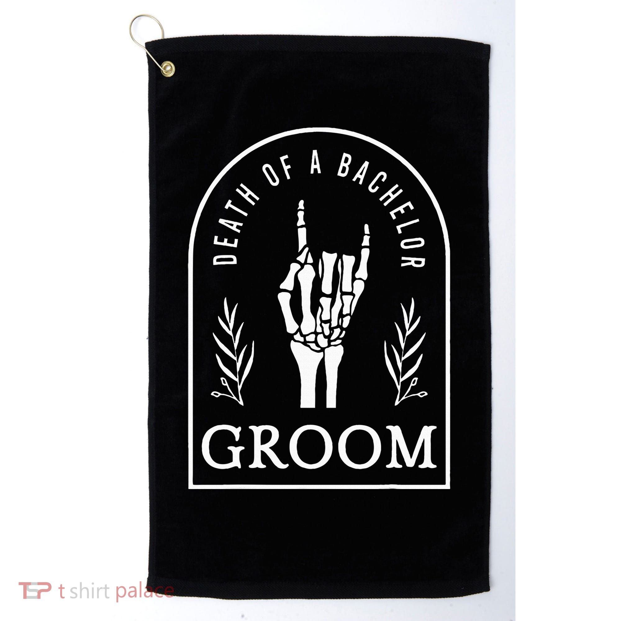 Gothic Groom Death Of A Bachelor Wedding Bachelor Party Golf Towel