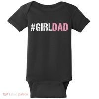#Girldad Girl Dad Baby Bodysuit thumb 0