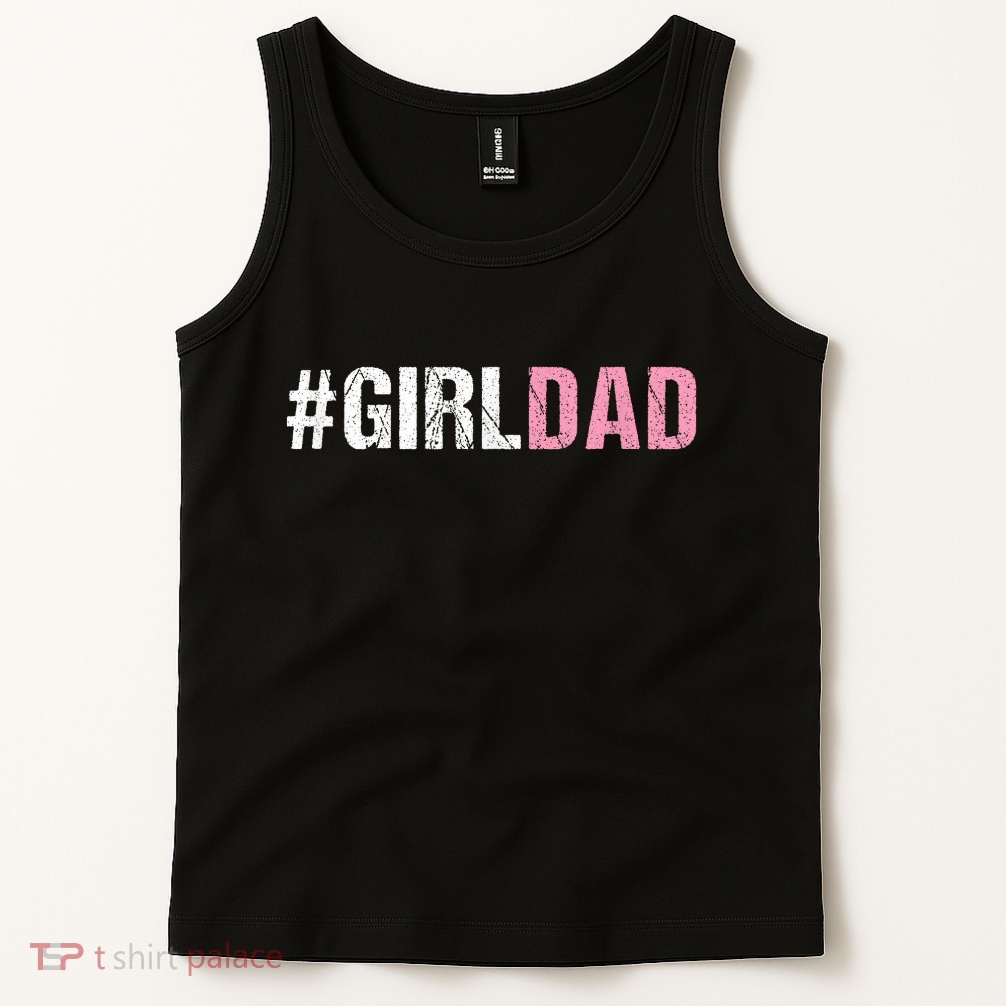 #Girldad Girl Dad Tank Top