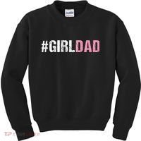 #Girldad Girl Dad Kids Sweatshirt thumb 0