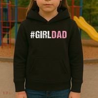 #Girldad Girl Dad Kids Hoodie thumb 3