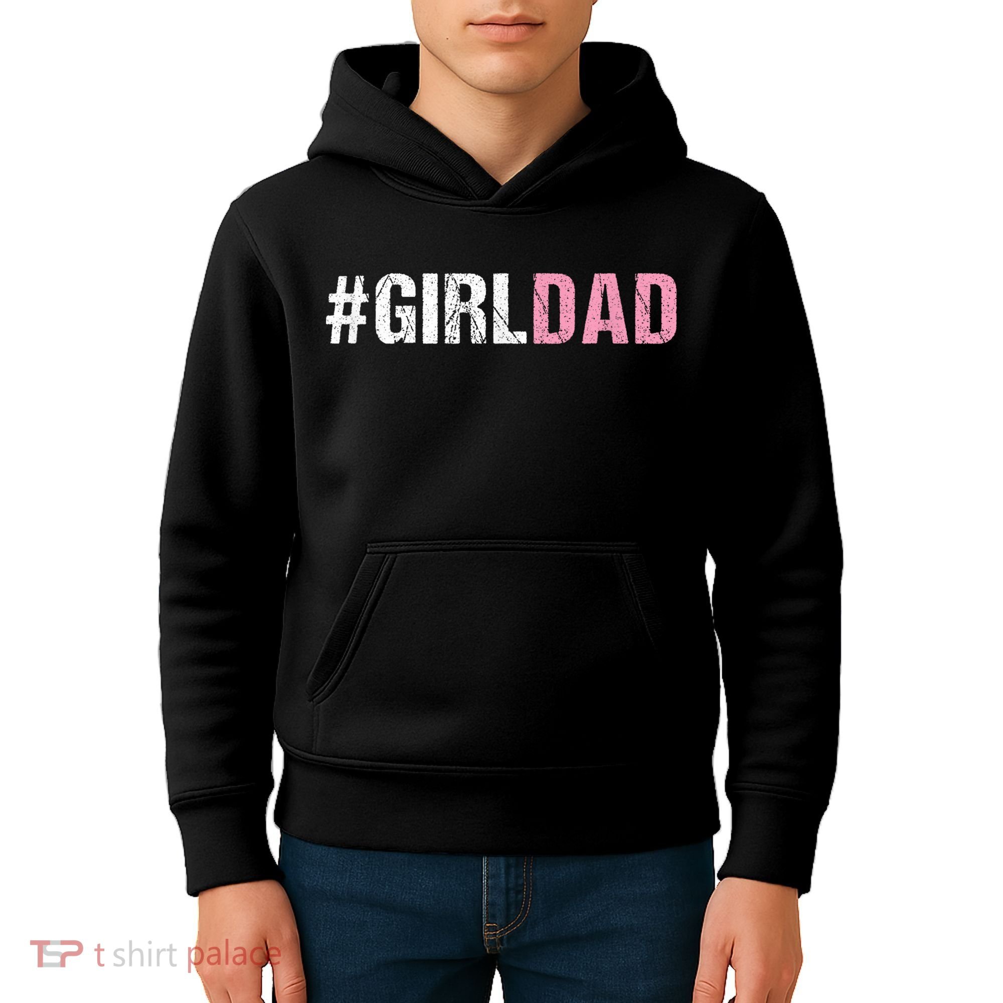 #Girldad Girl Dad Kids Hoodie