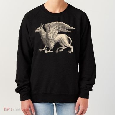 Griffin Gift Eagle Lion Medieval Bird Mythical Creature Gift Women's Sweatshirt