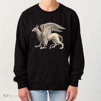 Griffin Gift Eagle Lion Medieval Bird Mythical Creature Gift Women's Sweatshirt thumb 0