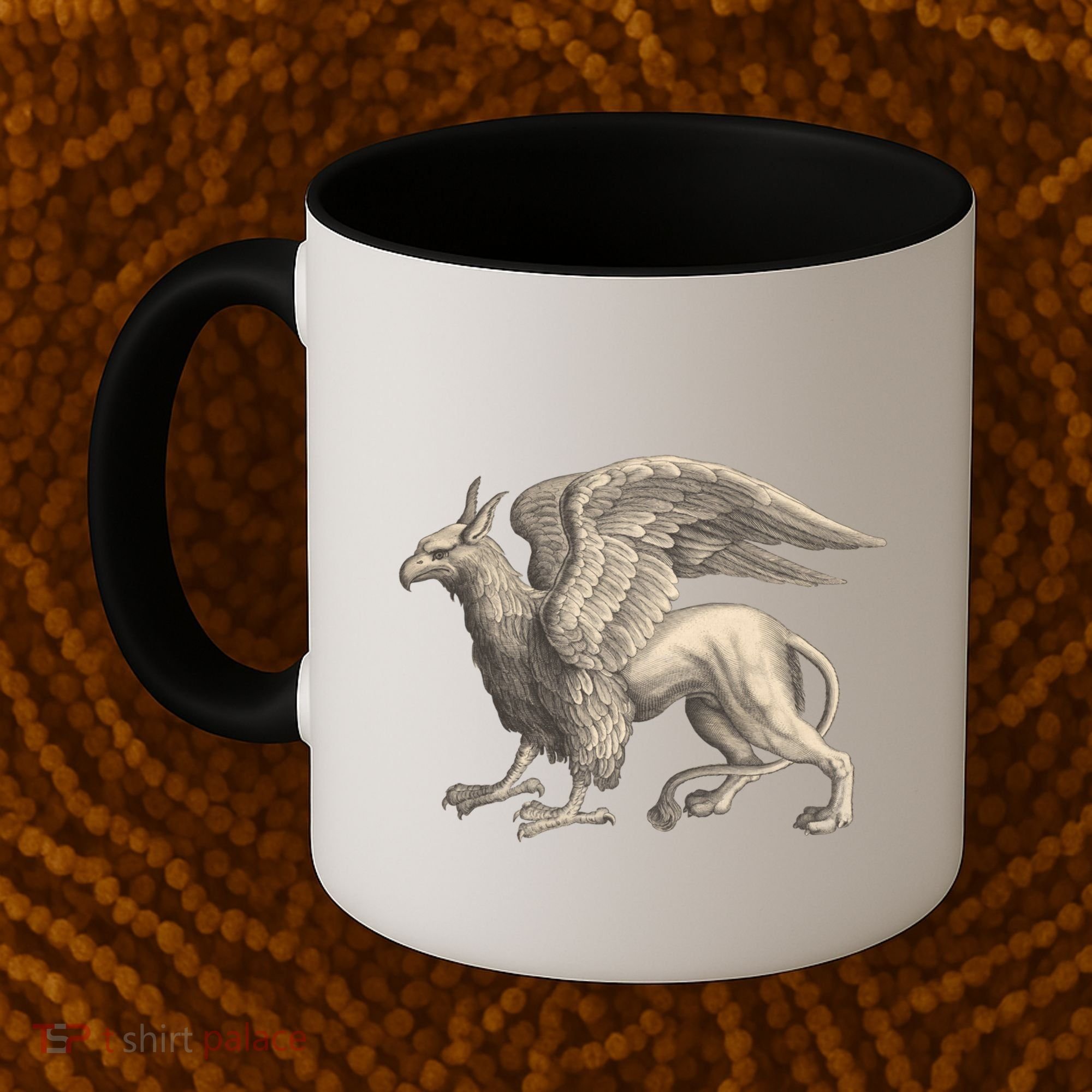 Griffin Gift Eagle Lion Medieval Bird Mythical Creature Gift Coffee Mug