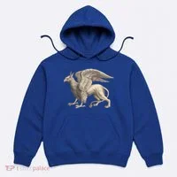 Griffin Gift Eagle Lion Medieval Bird Mythical Creature Gift Hoodie thumb 0