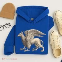 Griffin Gift Eagle Lion Medieval Bird Mythical Creature Gift Hoodie thumb 4