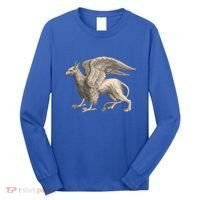 Griffin Gift Eagle Lion Medieval Bird Mythical Creature Gift Long Sleeve Shirt thumb 0