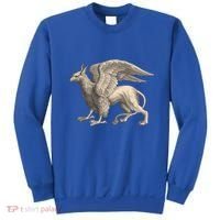 Griffin Gift Eagle Lion Medieval Bird Mythical Creature Gift Sweatshirt thumb 0