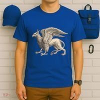 Griffin Gift Eagle Lion Medieval Bird Mythical Creature Gift T-Shirt thumb 6