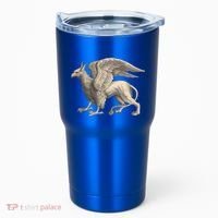 Griffin Gift Eagle Lion Medieval Bird Mythical Creature Gift Tumbler thumb 0