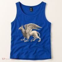 Griffin Gift Eagle Lion Medieval Bird Mythical Creature Gift Tank Top thumb 2