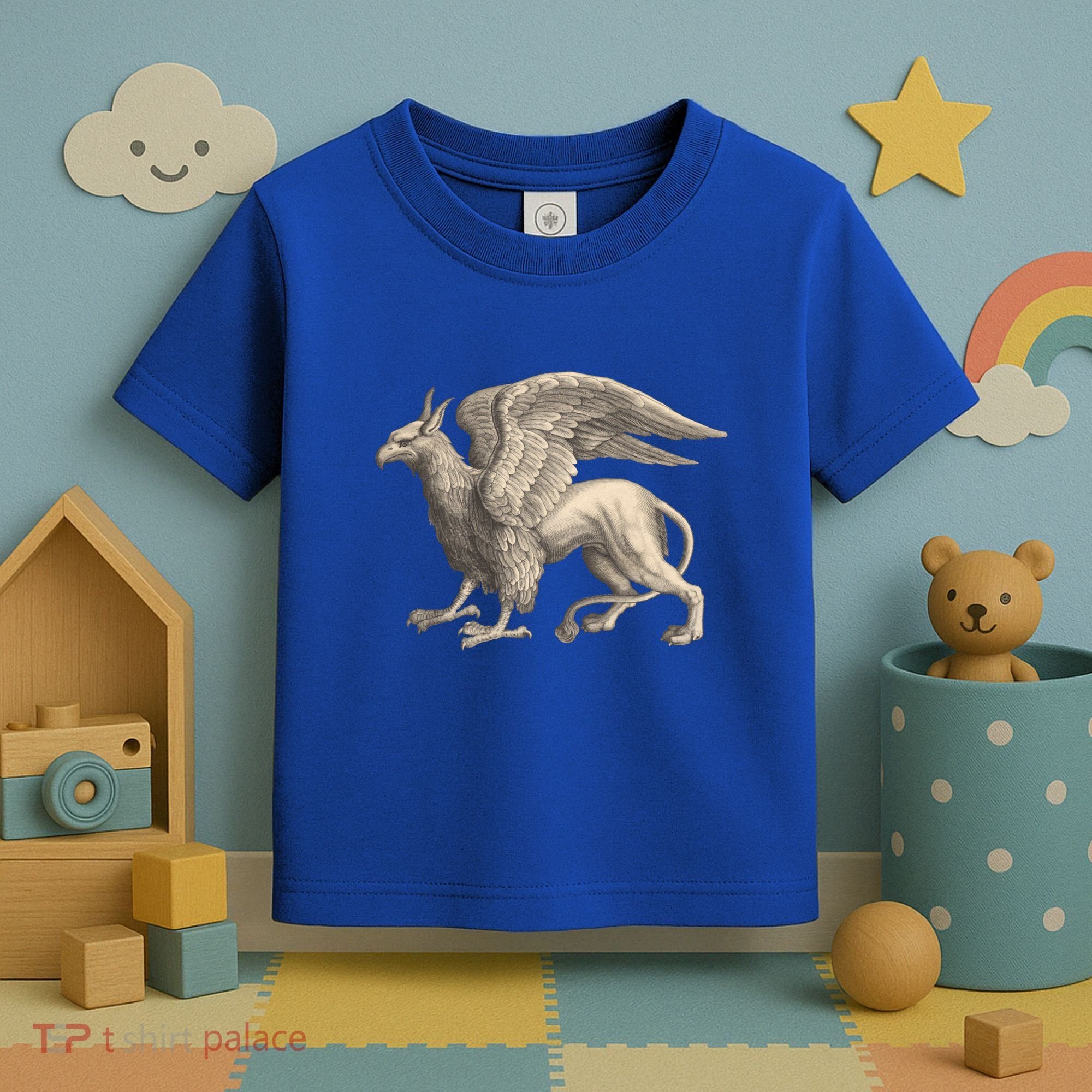 Griffin Gift Eagle Lion Medieval Bird Mythical Creature Gift Toddler T-Shirt