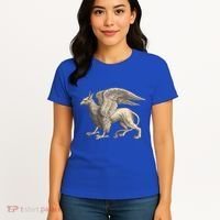 Griffin Gift Eagle Lion Medieval Bird Mythical Creature Gift Women's T-Shirt thumb 4
