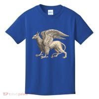 Griffin Gift Eagle Lion Medieval Bird Mythical Creature Gift Kids T-Shirt thumb 0