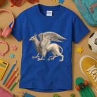 Griffin Gift Eagle Lion Medieval Bird Mythical Creature Gift Kids T-Shirt thumb 3