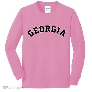 Georgia Kids Long Sleeve Shirt
