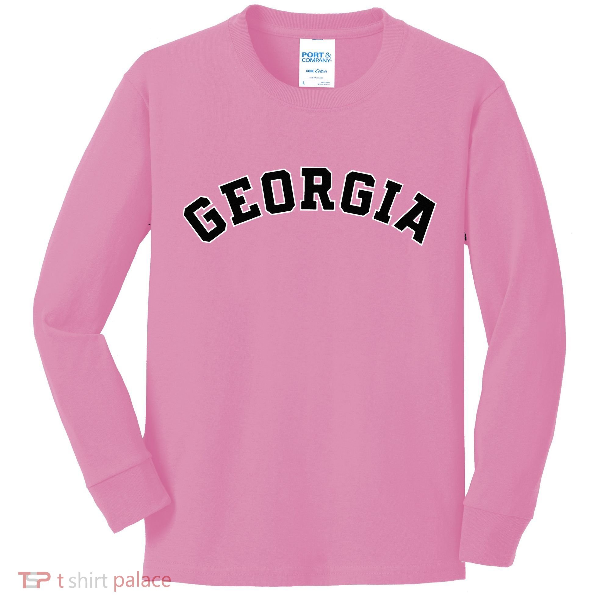 Georgia Kids Long Sleeve Shirt