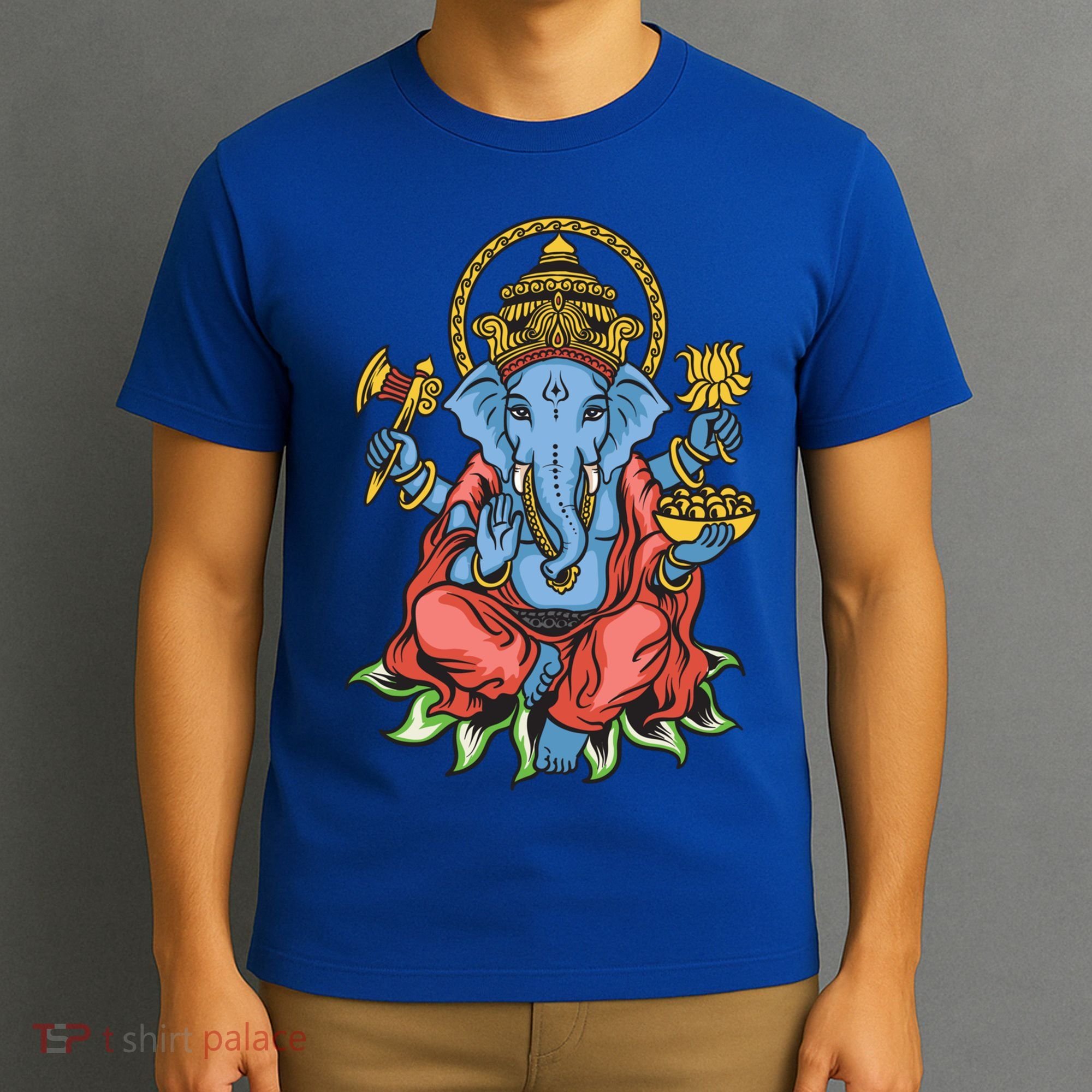 Ganesha God Elephant Gift Spiritual Hindu Yoga Meditation Great Gift T-Shirt