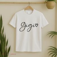 Gigi Gifts For Women Grandma Heart MotherS Day Gigi T-Shirt thumb 2