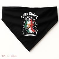 Gaba Ghoul Funny Ghost Italian Gabagool USA-Made Doggie Bandana thumb 0