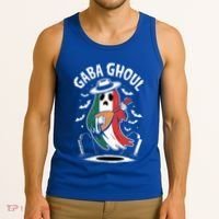 Gaba Ghoul Funny Ghost Italian Gabagool Tank Top thumb 3
