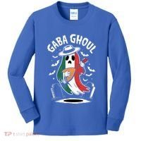 Gaba Ghoul Funny Ghost Italian Gabagool Kids Long Sleeve Shirt thumb 0