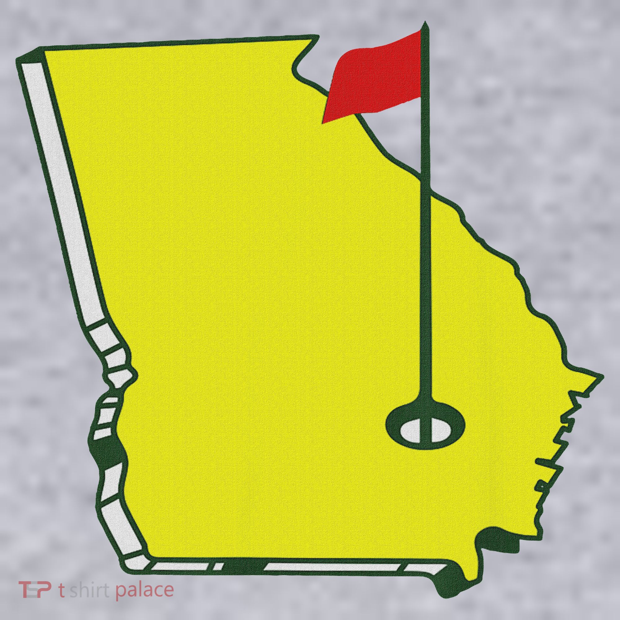 Georgia Golf Flag State Women's Sweatshirt