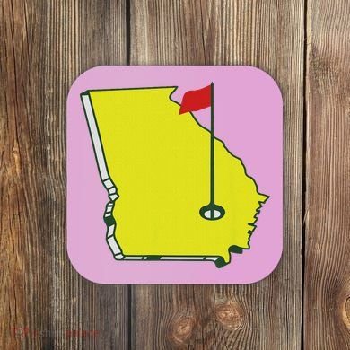 Georgia Golf Flag State Coaster