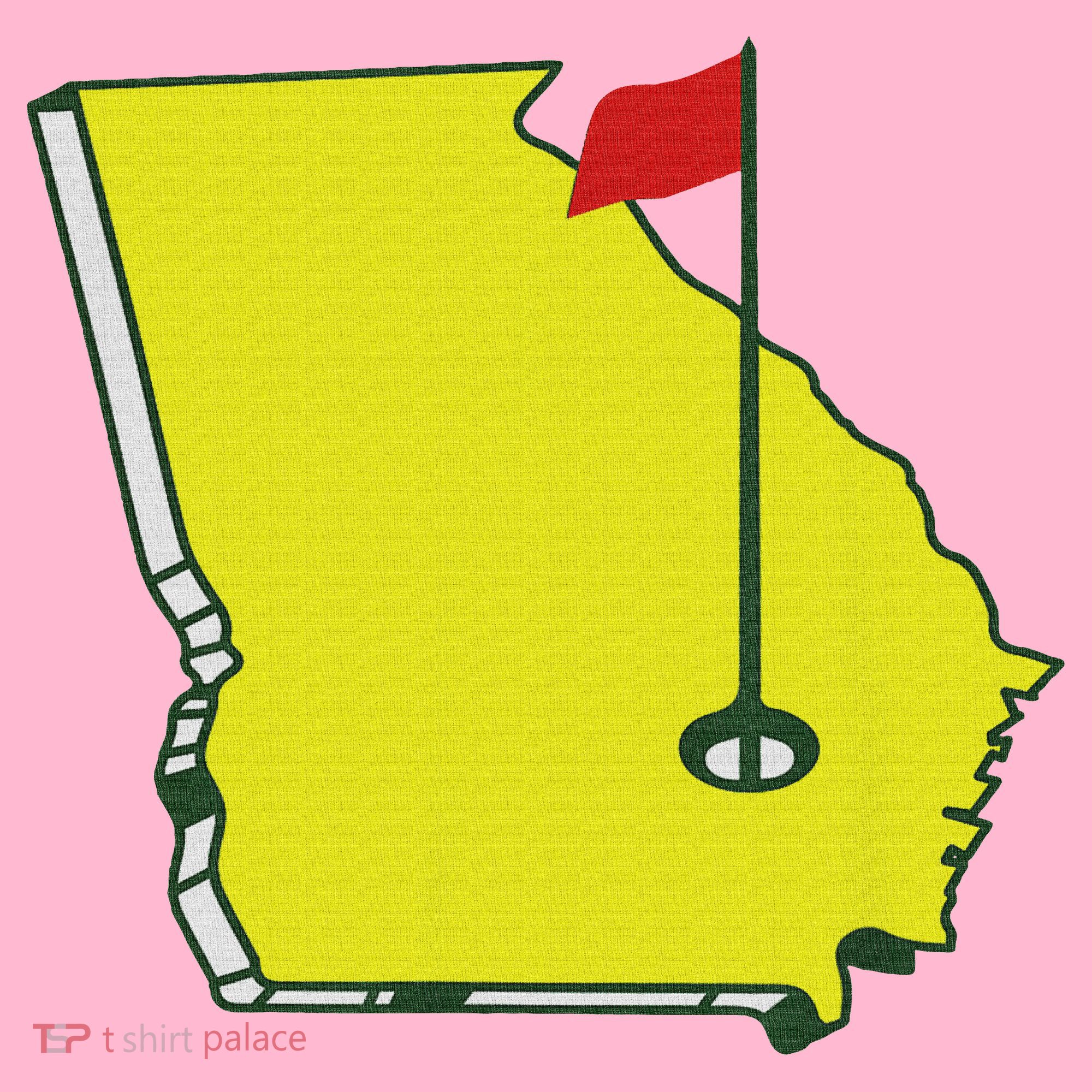 Georgia Golf Flag State Coaster