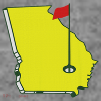 Georgia Golf Flag State Toddler Hoodie thumb 2