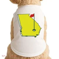Georgia Golf Flag State Doggie Tank thumb 0