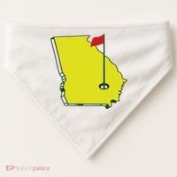 Georgia Golf Flag State USA-Made Doggie Bandana thumb 0