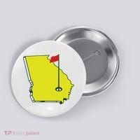 Georgia Golf Flag State Button thumb 0