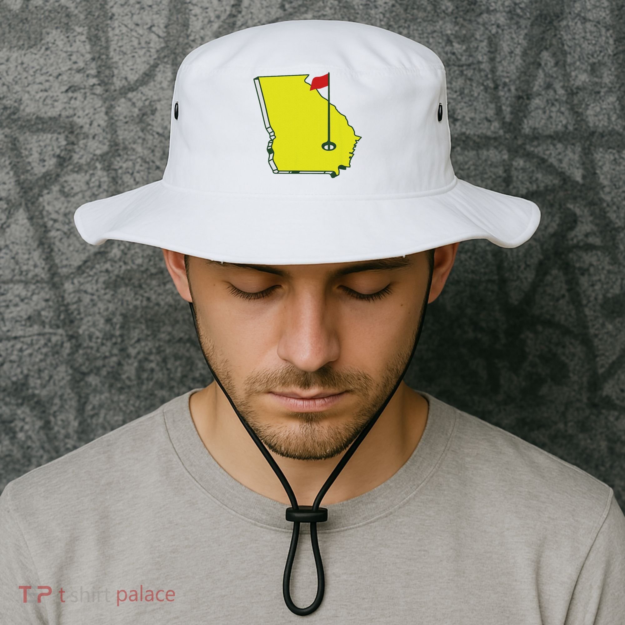 Georgia Golf Flag State Bucket Hat