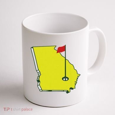 Georgia Golf Flag State Coffee Mug back