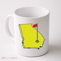 Georgia Golf Flag State Coffee Mug thumb 0