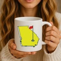 Georgia Golf Flag State Coffee Mug thumb 3