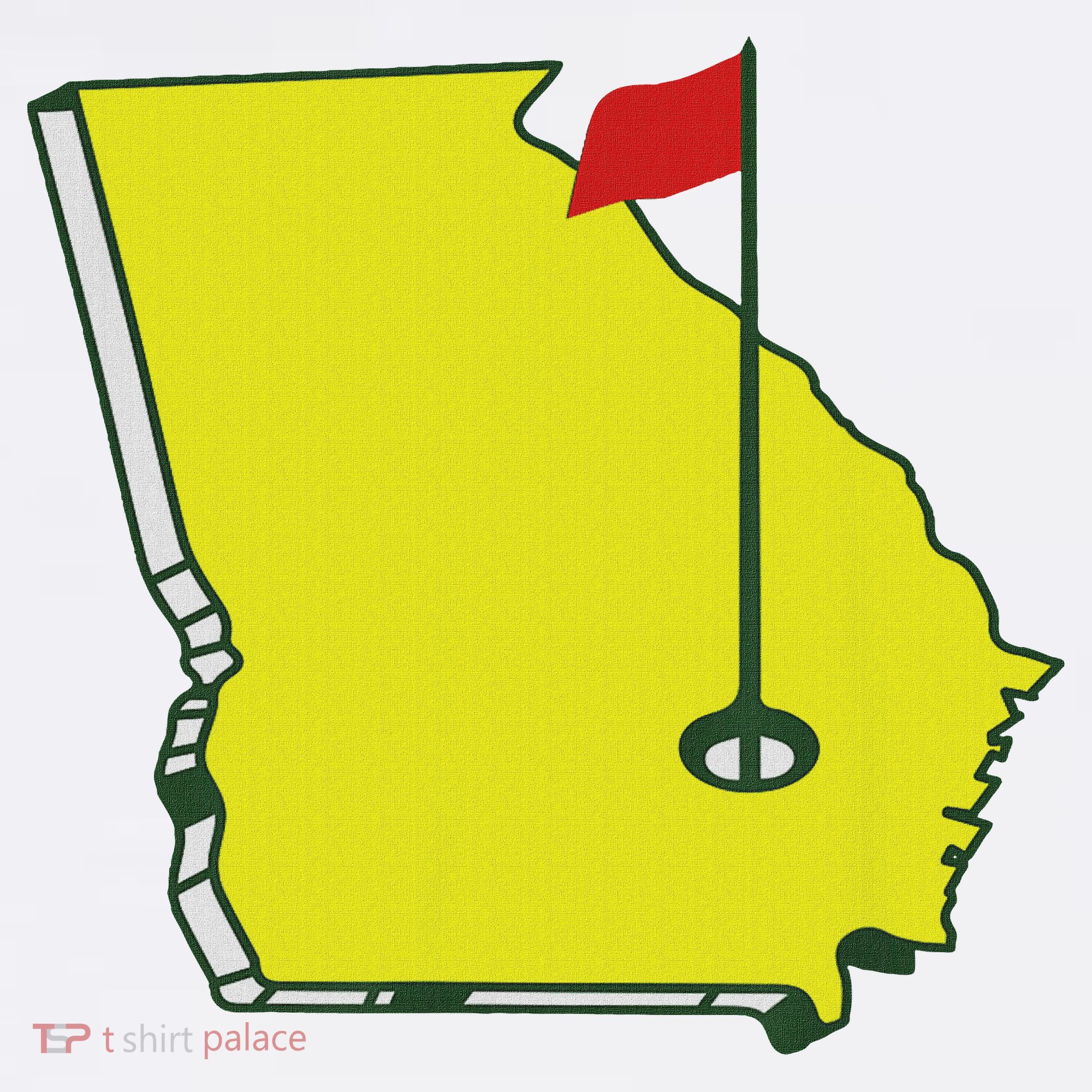 Georgia Golf Flag State Beanie