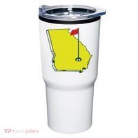Georgia Golf Flag State Tumbler thumb 0
