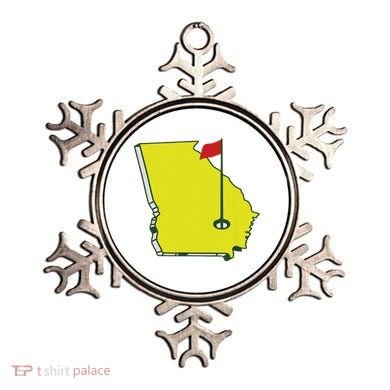 Georgia Golf Flag State Ornament
