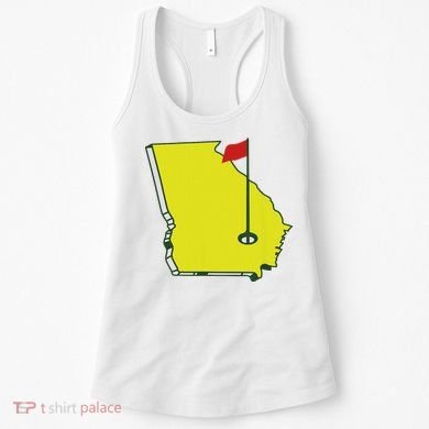 Georgia Golf Flag State Women's Tank Top