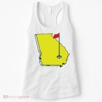 Georgia Golf Flag State Women's Tank Top thumb 0