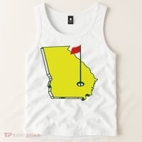 Georgia Golf Flag State Tank Top thumb 2