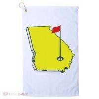 Georgia Golf Flag State Golf Towel thumb 0